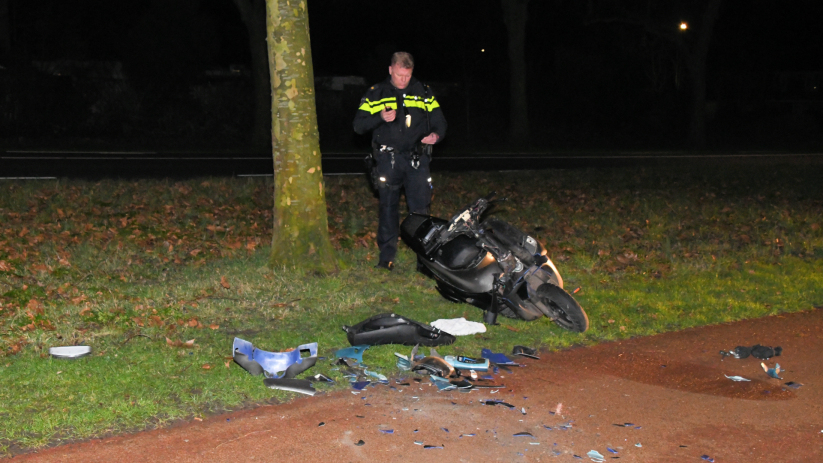 Botsing tussen twee scooters in Vlissingen, één gewonde.