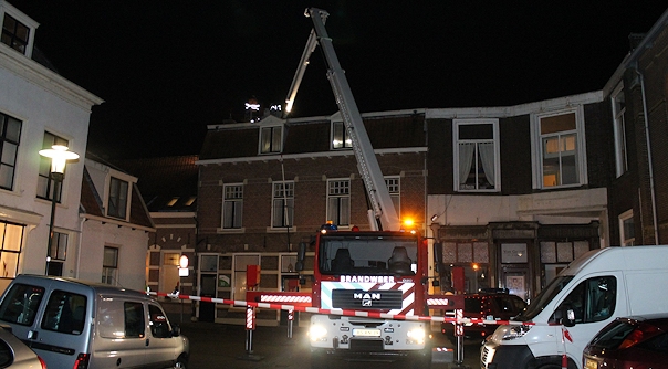 De schoorsteenbrand aan de Stoofstraat in Tholen.