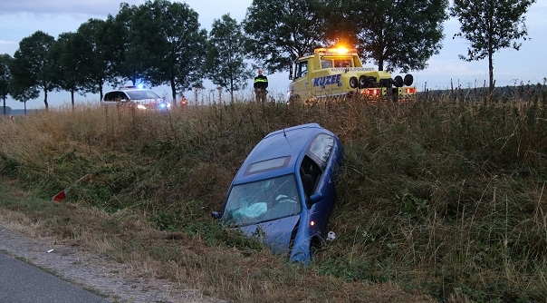 Het ongeval op de Langeweg bij Axel.