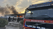 Grote uitslaande brand restaurant Neeltje Jans