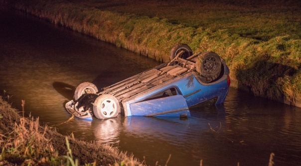 Het eenzijdige ongeval bij Poortvliet.