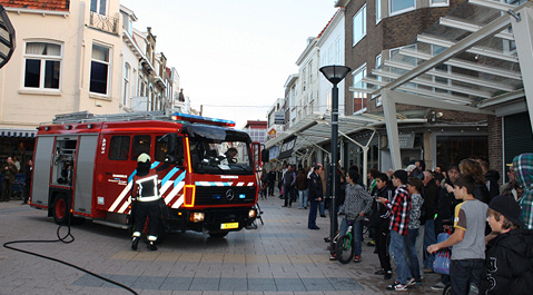 De brand aan de Walstraat in Vlissingen 