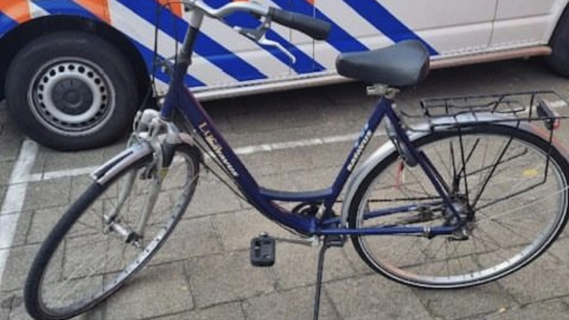 De fiets kan worden opgehaald bij het bureau van Vlissingen