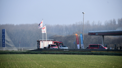 LPG-lekkage bij tankstation de Vliedberg A58 's-Heer Arendskerke