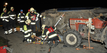 Brandweerkorps Borsele oefent hulpverleningen