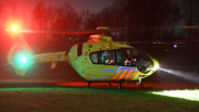Nachtelijke inzet traumahelikopter in Goes