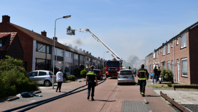 Grote brand Olivierstraat Axel: schade bij 4 woningen