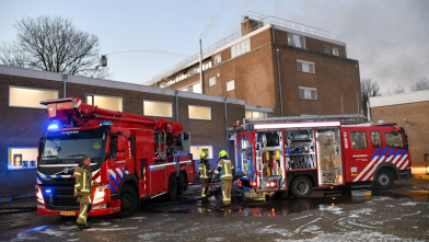 Twee arrestaties vanwege grote brand AZC Middelburg