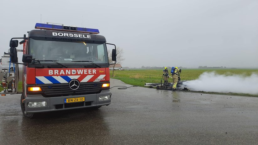 De brandweer van Borssele heeft het brandje geblust.