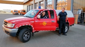 Belgische brandweer schenkt 200 liter handgel