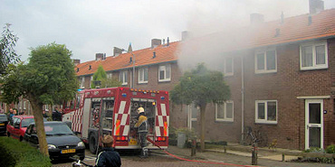 Woningbrand in Krabbendijke