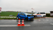 Twee gewonden na botsing Heuvelsweg Kerkwerve