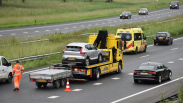 Letsel bij ongeluk A58 Kruiningen, file op snelweg