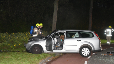 Auto crasht in Dauwendaele, bestuurder onder invloed