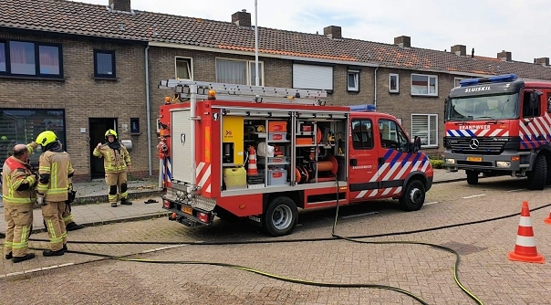 Rond 10.30 uur werd er brand ontdekt in de woning aan de Visartstraat.