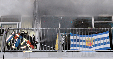Flatwoning uitgebrand in Middelburg