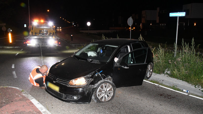 Automobilist gewond bij ongeluk Koudekerke.