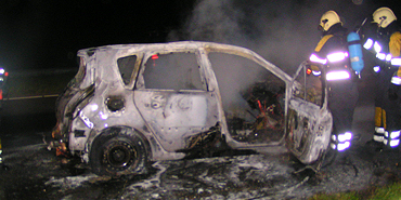 Auto Vlissinger gaat in vlammen op op A58