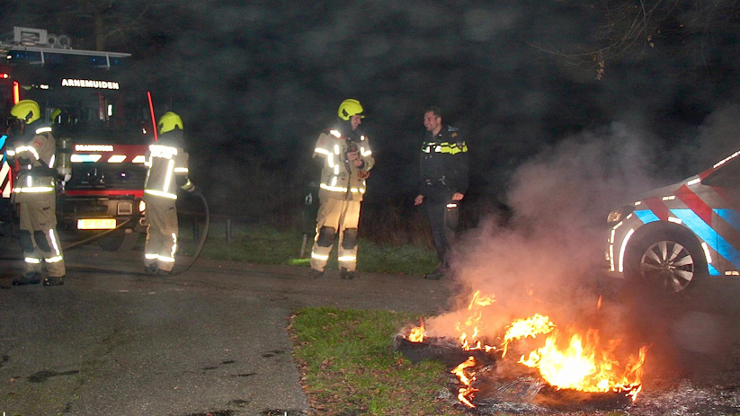 De brandweer van Arnemuiden heeft het brandje geblust.