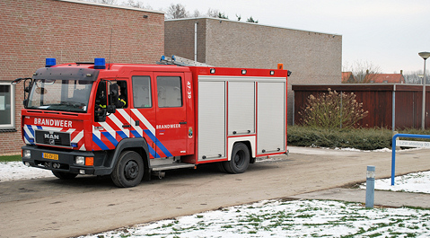 De brand bij Emergis in Kloetinge. 