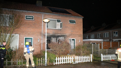Uitslaande woningbrand aan Sluispad Burgh-Haamstede