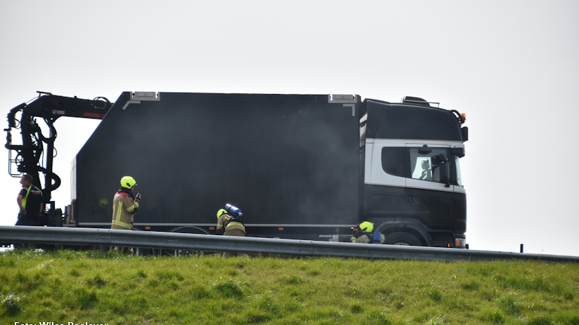 Het incident zorgde voor een fikse vertraging op de A58