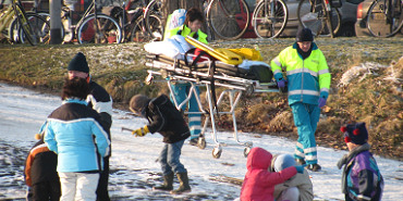 Te weinig ambulances voor ijsongevallen