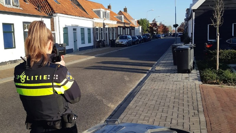 De politie controleerde onder andere op de Veerseweg in Middelburg.