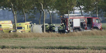 Jongeman bekneld bij ongeluk Hengstdijk