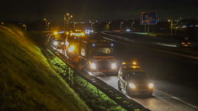 Kapotte vrachtwagen van A58 gehaald bij Nieuw- en Sint Joosland