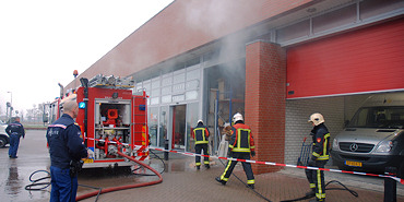 Flinke schade door brand Middelburg