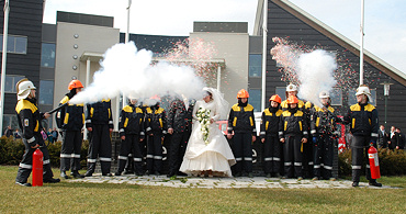 Fotograaf stapt in het huwelijksbootje
