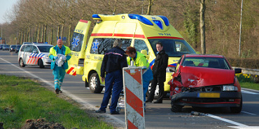 Man gewond bij ongeluk Middelburg