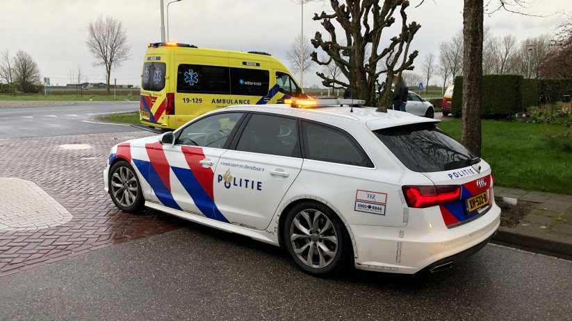 Twee gewonden bij aanrijding in Kruiningen.