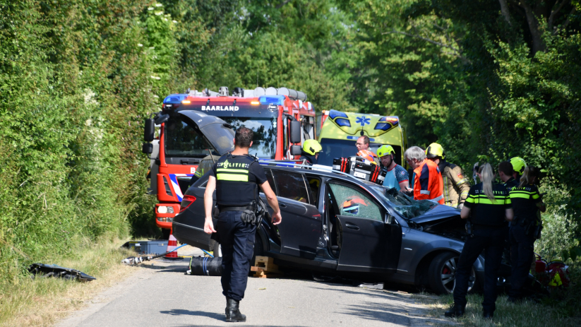 Poolse man ernstig gewond bij eenzijdig ongeval Oudelande.