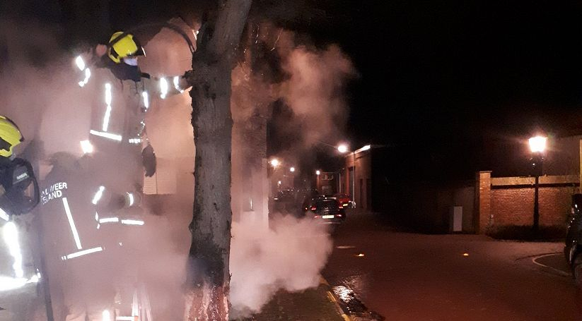 De brandweer van IJzendijke heeft het brandje geblust.