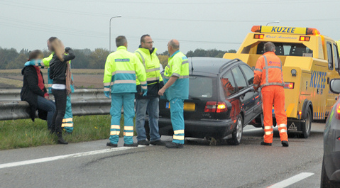 Het ongeval op de A58 bij Middelburg.