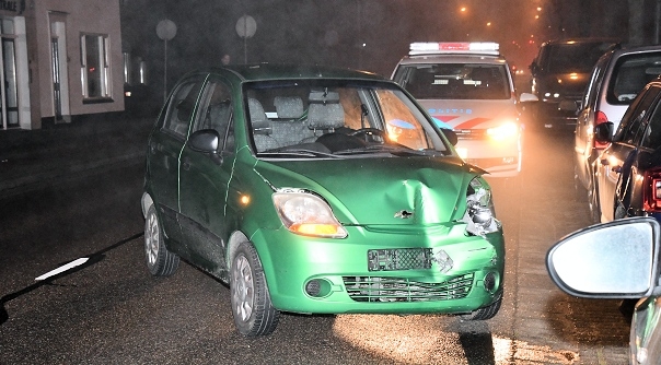 Het eenzijdige ongeval op de Koudekerkseweg.