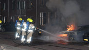 Auto’s total loss na branden in Vlissingen