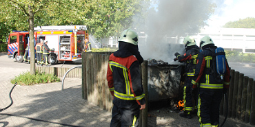 Containerbrand in Middelburg