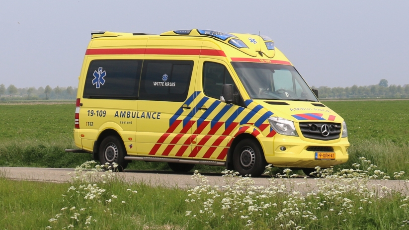 Wielrenner gewond bij valpartij Wolphaartsdijk