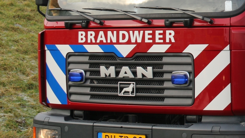 Aggregaat in brand in Oostkapelle