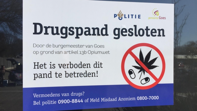 Burgemeester van Vlissingen sluit drugspand