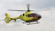 Traumahelikopter landt in Aardenburg voor reanimatie