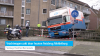 Vrachtwagen zakt door houten fietsbrug Middelburg