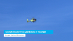 Traumahelikopter trekt veel bekijks in Vlissingen