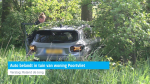 Auto belandt in tuin van woning Poortvliet