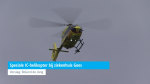 Speciale IC-helikopter bij ziekenhuis Goes