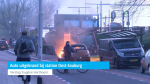 Auto uitgebrand bij station Oost-Souburg
