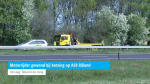 Motorrijder gewond bij botsing op A58 Rilland